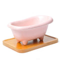 Factory Best Sell Ceramic Bathtub Storage Bathroom Decor Soap Dish Ceramic Bathtub Soap Dish