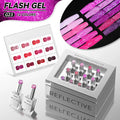 JTING Professional Free Customize Reflective Disco Gel Nail Polish Unique 12pcs Set Box 132colors Collection OEM Private Label