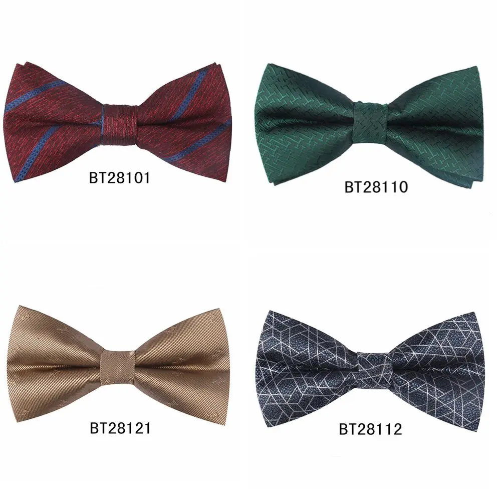 Mens Ties Butterfly Neck Bowtie for Men Adjustable Custom Zhejiang Label Formal Wear Bow Tie