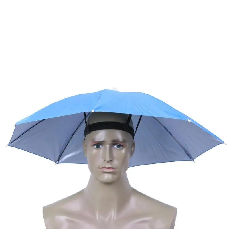 Ovida Minimalist Manual Camping Hat Umbrella for Boat Fishing-Rainproof & Waterproof Travel Use