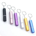 Refillable Keychain Perfume Bottle 10ml New Aluminum Perfume Atomizer Key Ring Cosmetics Bottle Travel Gift