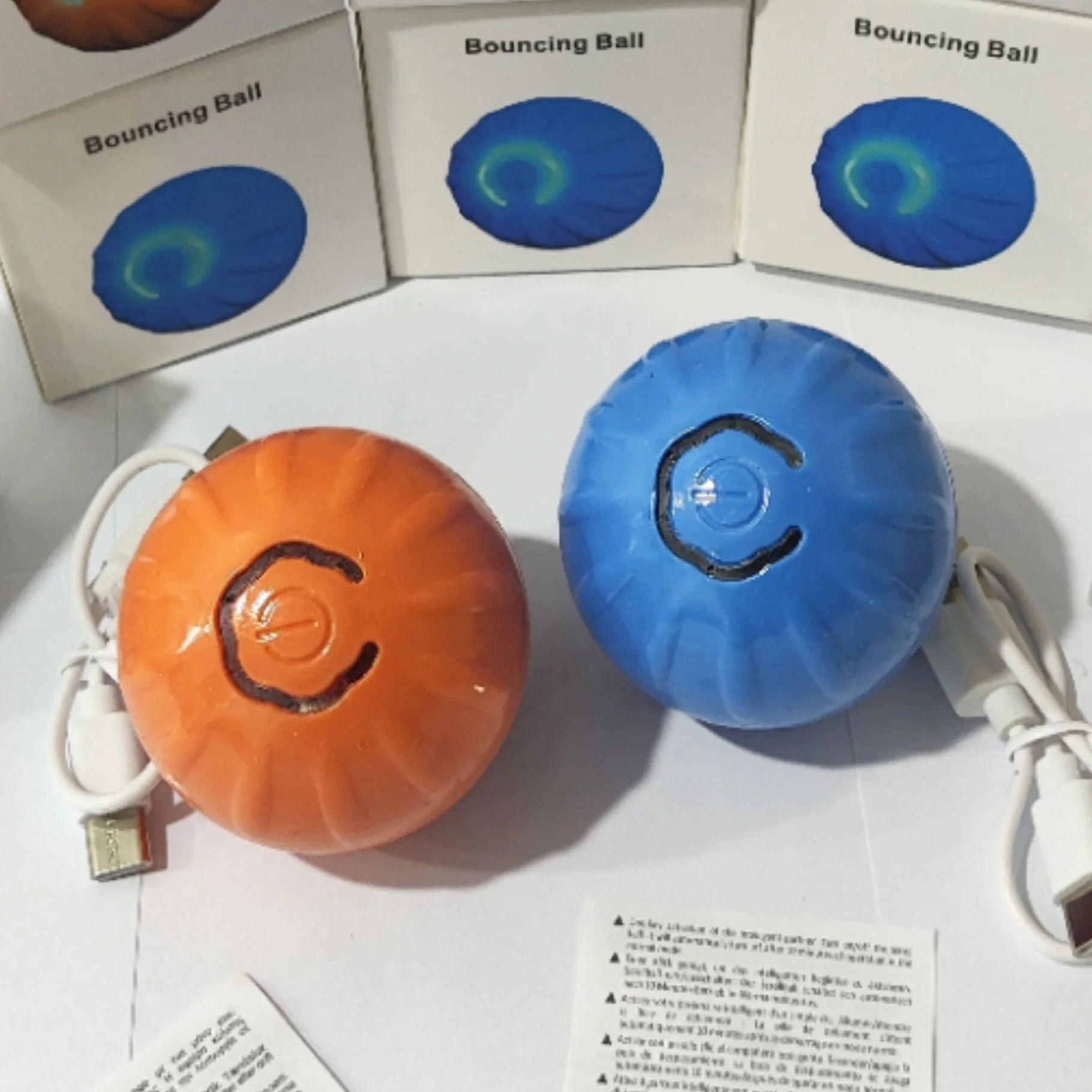 Smart Automatic Rolling Elastic Silicone TPR Dog Ball Interactive Pet Puppy Pet Interactive Movement Toy Active Bouncing Toy