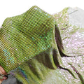 Fashion Fabrics Sparkle Glitter Metallic Aluminum Chainmail Metal Sequin Mesh Fabric for Clothing and Bags