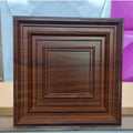 Hot Seller Modern Four-Squares 3D Brick Design Wood Grain PVC Wall Panels for House and Gym Decoration