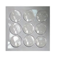 Wall Protectors 6 Pack Clear Reusable Door Bumper With Self Strong Adhesive for Stopping Wall Damage Noise From Doors