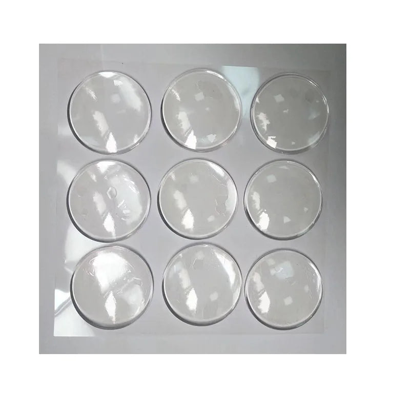 Wall Protectors 6 Pack Clear Reusable Door Bumper With Self Strong Adhesive for Stopping Wall Damage Noise From Doors