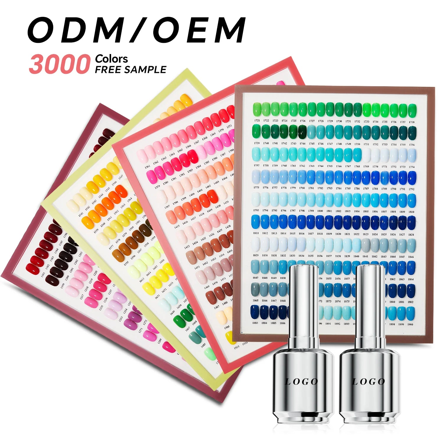 Vendeeni Unique 3000 Colors Solid Gel Polish OEM Custom Design Private Label Nail Polish square Bottle Uv Gel Nail Art Supplies