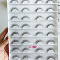 Factory Price Customized Natural Invisible Synthetic Eyelash Faux Mink Matte Flat Clear Band Lashes Handmade