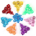 Multifaceted Dice 7piece Set Dragon and Dungeon Board Game Dice Acrylic DND Dice TRPG Running Group