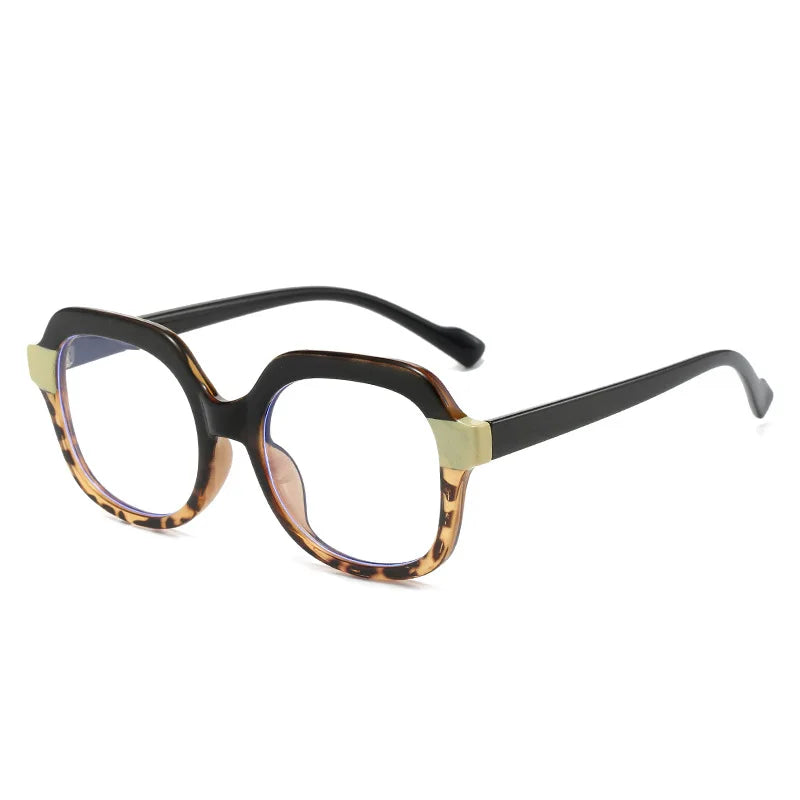 Fashion Trend Luxury TR90 Eyeglasses Frames square Lunette Women Classic Blue Light Glasses Women Custom logo Eyewear