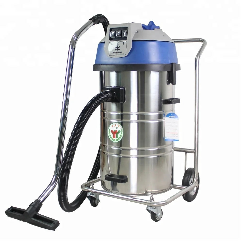 Triple Ametek Motor Wet and Dry Gutter Industrial Vaccum Dust Machine