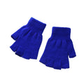 Wholesale Winter Warm Knitted Half-finger Gloves Adult Students Riding Gloves
