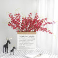 Factory Direct Sales Yiwu Artificial Flowers Wholesale Trigeminal Dendrobium Decorative Flowers Artificial Background Wedding