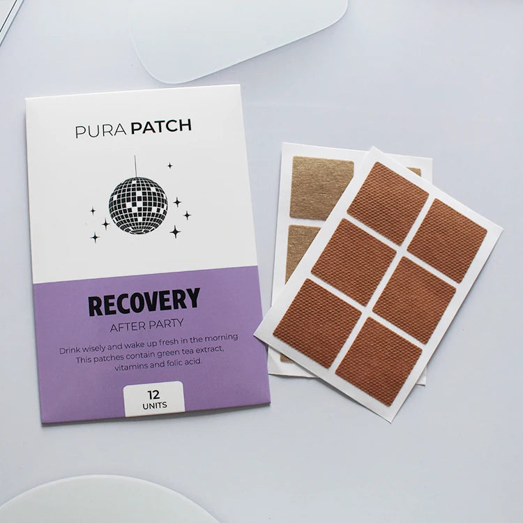 Top Quality Oem Private Label Party Cure  Body Vitamin B Complex Hangover Defense Transdermal Patch