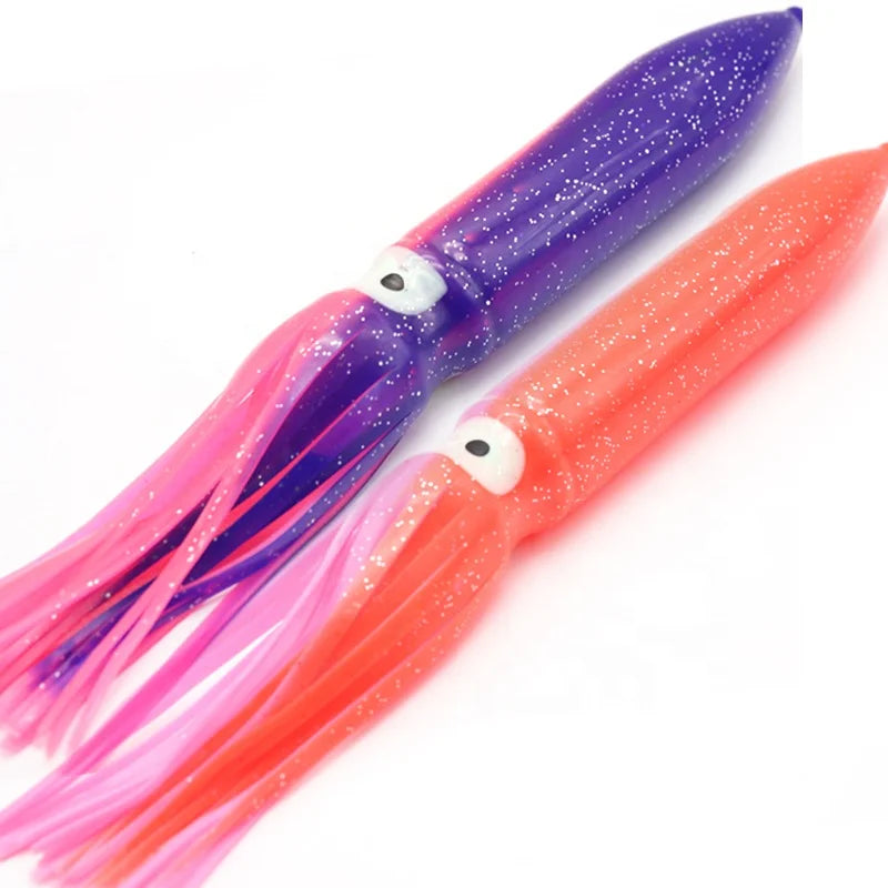 Wholesale 12 Inch Bulb Squid Fishing Lure 30cm Offshore Bulb Shell Squid Skirts Trolling Lure Bulb Squid