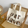 Fashion Casual Letter Women Book Shopping Tote Large Capacity Commute Ladies Shoulder Bag Leopard Print Student Female Handbags