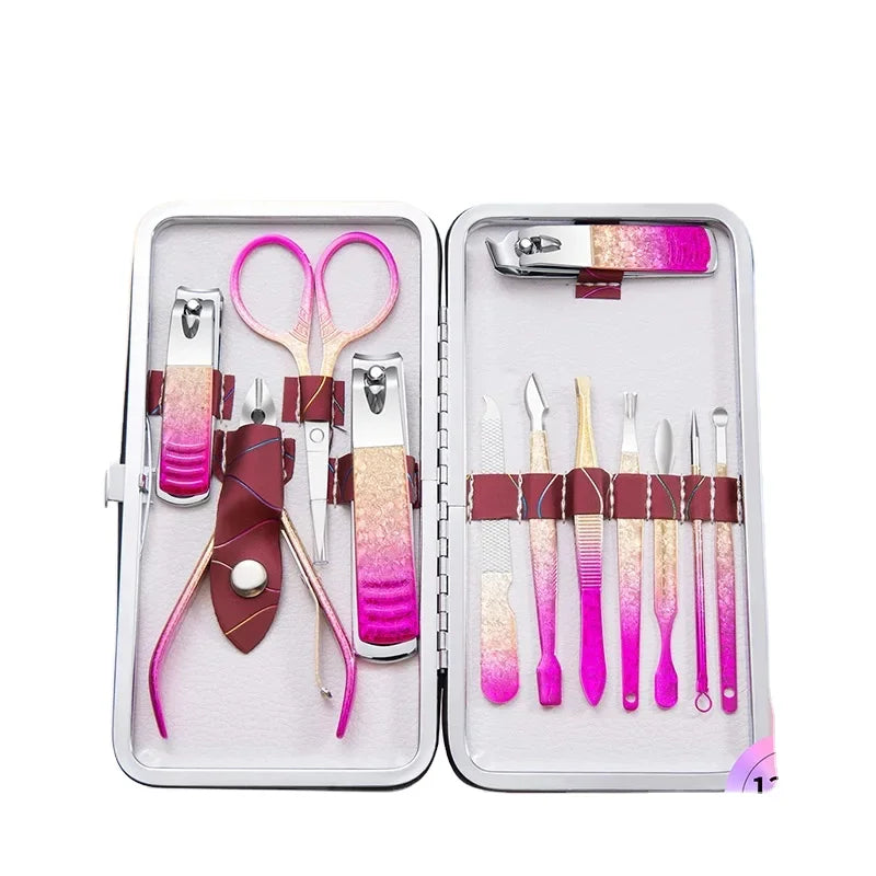 6pcs /9pcs/12pcs Beauty Set  Nail Tools Manicure Set Nail Clipper