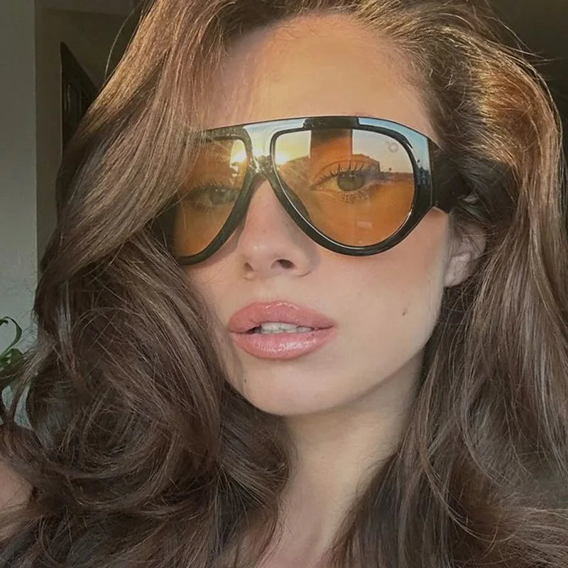 2025 High End Luxury Men'S Vintage Fashion Sun Glasses for Ladies Square Oversized Custom Sunglasses Logo Women