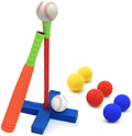 16.5 Inch Kids Foam Soft Ball Baseball Toy Set Different Colored Balls Included Carrying Bag Gift for Kids 3 Years Old Orange