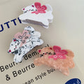 Cute Kitten Bow Acetate Hair Claw European and American Style Shark Clip for Back of the Head or Ponytail Hair Styling