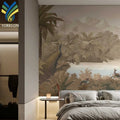 Modern 3D Mural Wallpaper for Living Room Bedroom Hallway Waterproof Fireproof Beautiful Scenery for Hotel Decoration