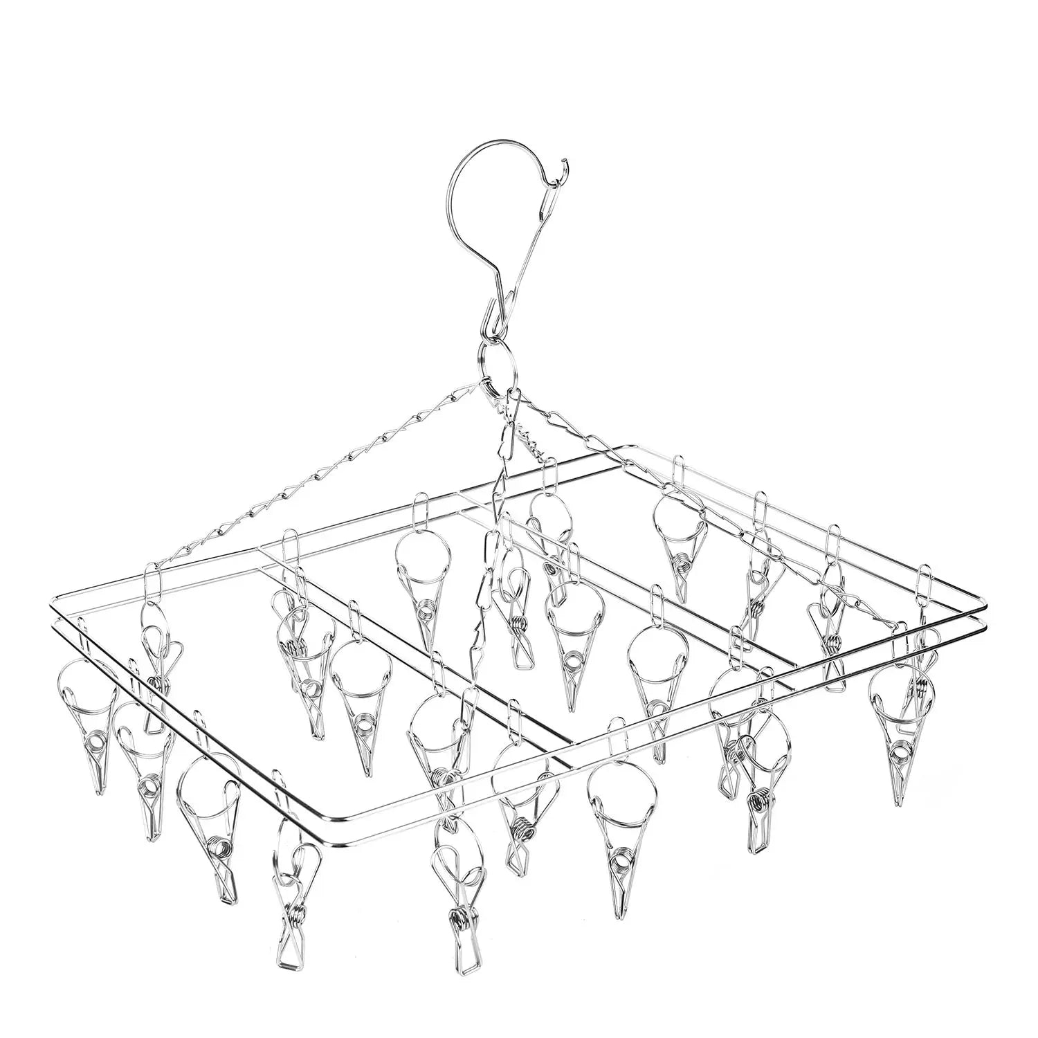 Popular Morden Luxury 316 Stainless Steel Square Socks Hanger and Marine Grade Sock Rack for Clothes Hanger