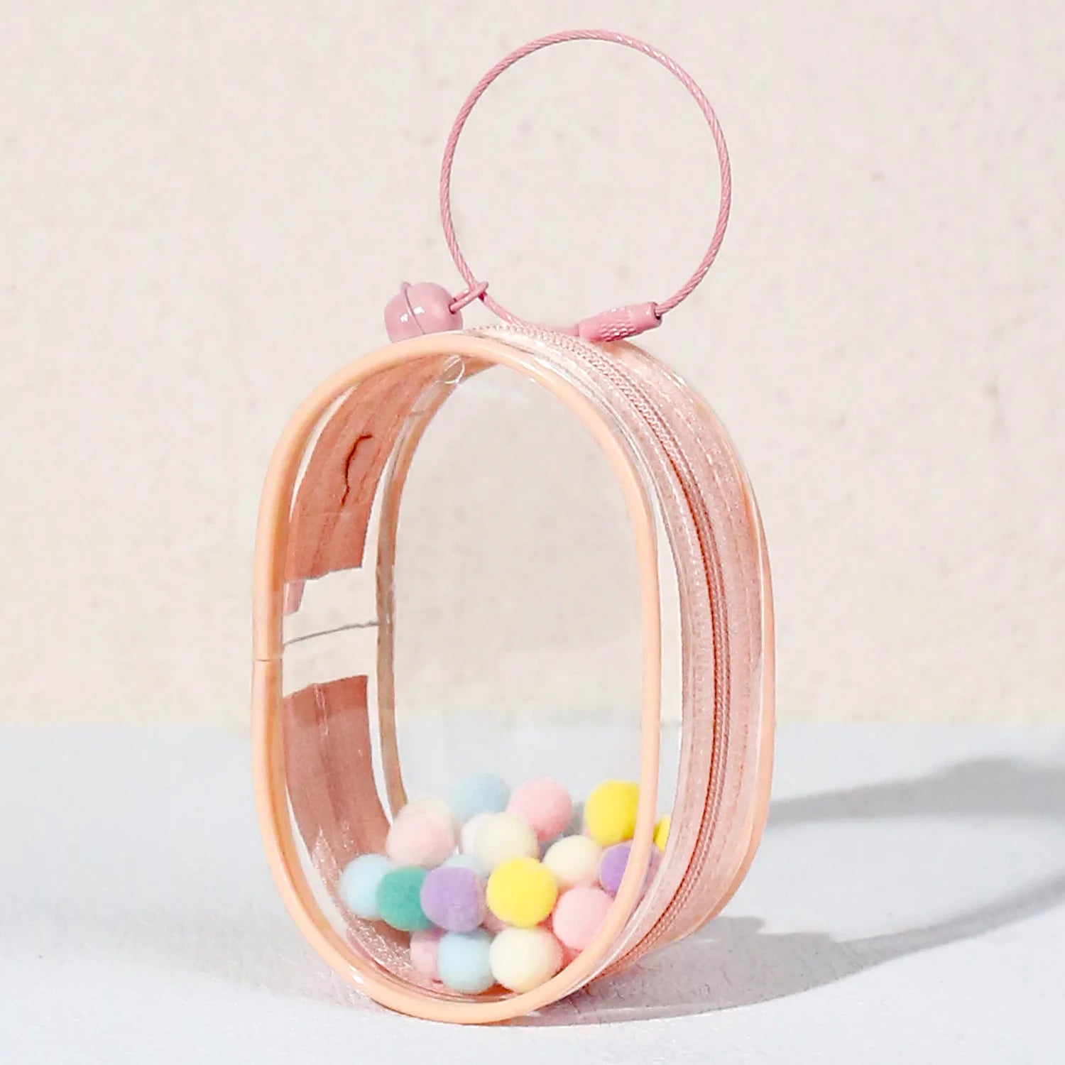High Transparency PVC Baby Stroller Display Bag 3D Bone Structure Closed Transparent Doll Storage Ita-bag for Gifts