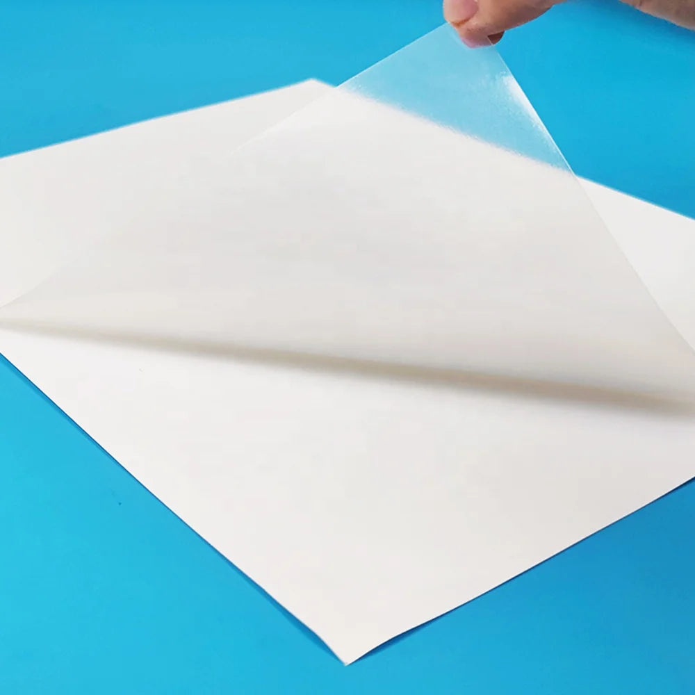 Wholesale Clear Vinyl for Laser Printer Waterproof Label Inkjet Transparent Matte A4 Size Paper Price Sticker Sheet Custom Print