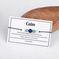 Natural Stone Beads Lapis Lazuli Calm Card Bracelet ST261