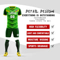 Custom Designed Full Team Soccer Uniform Set Custom Made Football Wear Sublimation Jerseys