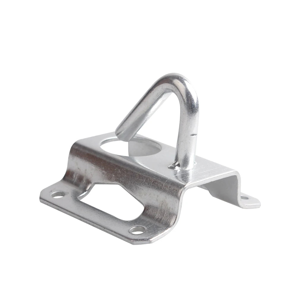 FTTH Galvanized Steel Pole Single-Side Bracket with 2.5kN Breaking Load for Hooking Drop Cable Tension Clamp