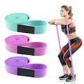 New Custom Logo Yoga Strength Training Gym Exercise Pull up Assist Cotton Fabric Long Resistance Bands