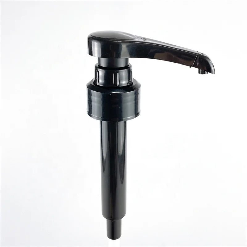 Yolio Black Syrup Pump PP Plastic Non Spill Food Pump Model 33/400 38/410