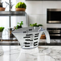 Tuoda Manufacturer Stackable 500ml Measure Cup Wholesale Plastic Transparent BPA Free Plastic Measuring Cup with Scale