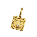 Good Quality Stainless Steel Luck Necklace Gold Plated U Signet Necklace