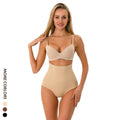Women's High Waist Seamless Body Shaper Panties Girdle Tummy Control Thong Shapewear with Light Breathable Feature