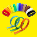 Best Selling 12 Colors Adjustable Identification Soft Fabric Puppy ID Collars for Pet Dog Cat