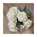 LFR128 Luckygoods Popular Selling Artificial Rose Bouquet Flowers Peony Wedding Peony Silk Flower Wholesale