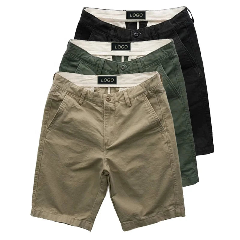 Factory Summer Custom Casual Chino Golf Short Wholesale Quality Cortos Khaki  Cargo Boys Shorts Men's Shorts for Men