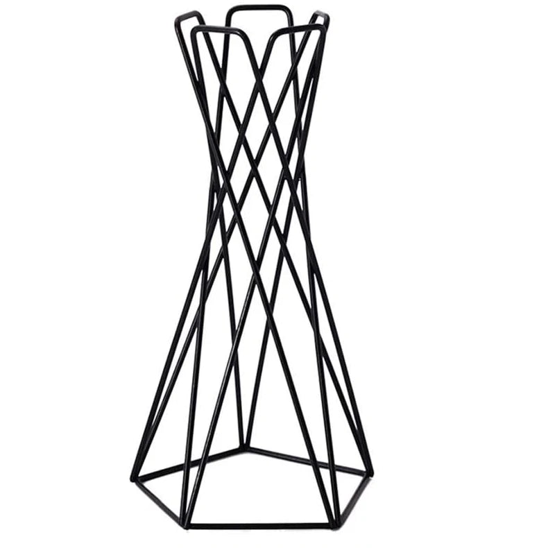 Nordic Style Air Plant Holder Metal Flower Pot Stand Geometric Iron Indoor Plant Stand Wedding Decoration Flower Stand