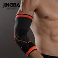 JINGBA Gym Sport Sweat Elastic Elbow Protective Pad Flexible Compression Belt Fitness Basketball Sleeve Dropshipping Welcome