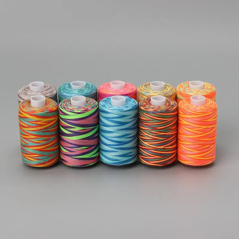 Household Sewing Machine Sewing Thread Custom Small Rolls Diy Multicolored Hand Repair Thread Wholesale Polyester Threads