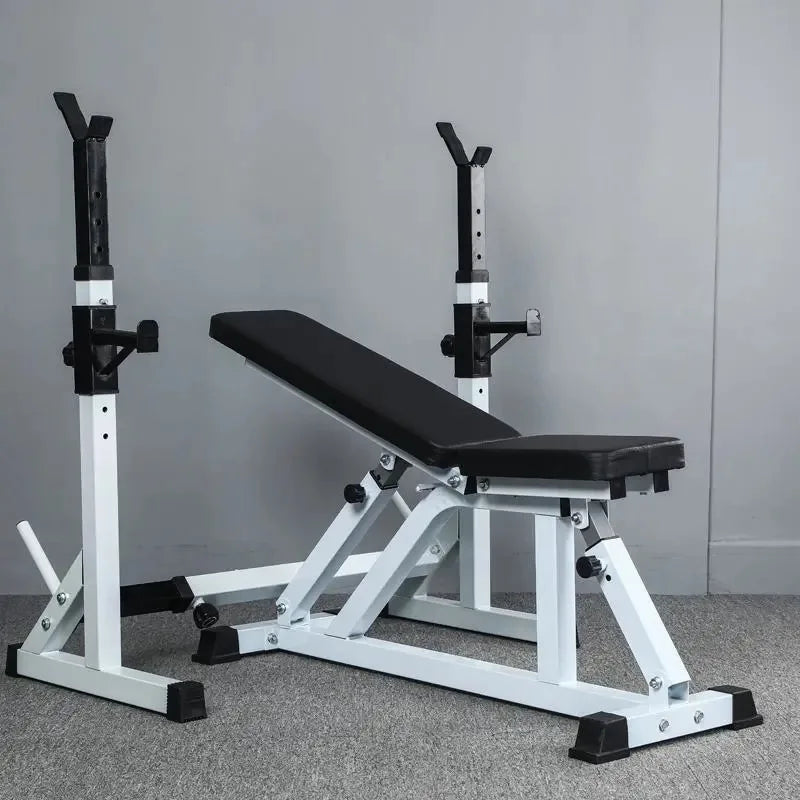 Professional Multi Functional Home Fitness Half Squat Rack Stand Adjustable Incline Decline Bench Press MegaBDM