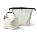 Portable Insert Office Lunch Box Cooler Bag Cotton Bento Bag Reusable Shopping Gift Tote Buckle Insulated Canvas Bag