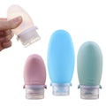 Leakproof Easy to Fill Squeeze Refillable Portable Small Empty Lotion Bottle Travel Silicone Shampoo Dispenser Toiletry Bottles