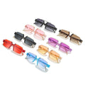 YTSXY1613 9FIVE LOGAN 2023 Luxury Sunglasses Small Square Blue PC Frame