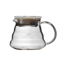 Ecocoffee Hot Sale Thick Glass Coffee Pot Coffee Server with Silicone Sleeve 01size 360ml S360