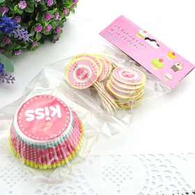 24pcs Cake Topper with CupCake Set for Decorating Supplies Kit Supplies