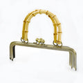 Deepeel AP2350 20/25cm Handbag Accessories Bamboo Handle Retro Kiss Lock Clasp Bag Frame