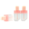 5ml pink Ice Cream Shape Plastic Lip Gloss Tube 5g Lip Gloss Container with Wandice Cream Lipstick